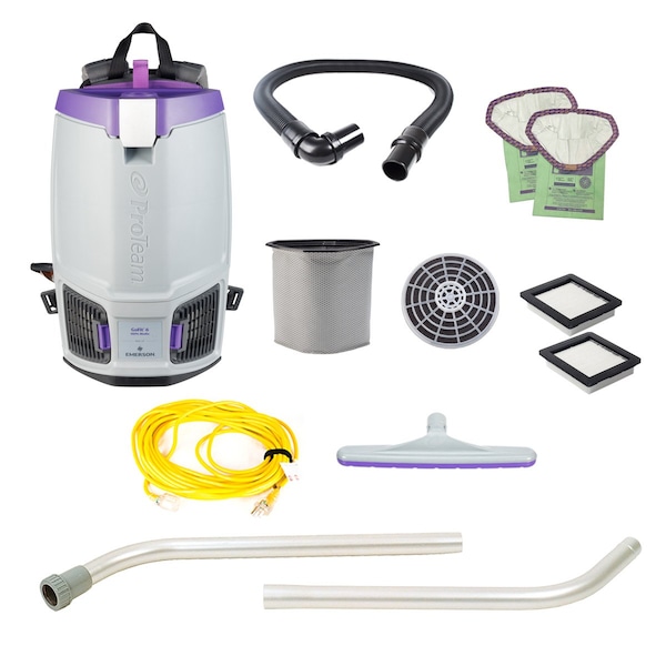 Proteam GoFit 6, 6 qt. Backpack Vacuum w/Two Piece Wand and Xover Tool 107749 - main